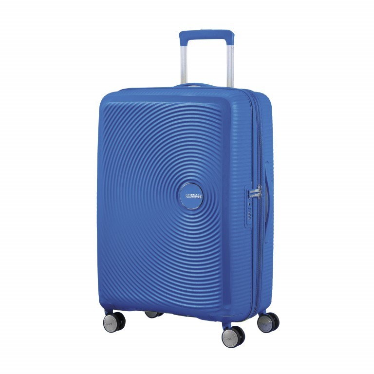 Trolley Soundbox 4-Rollen 67 cm Midnight Navy, Farbe: blau/petrol, Marke: American Tourister, EAN: 5414847772122, Abmessungen in cm: 46.5x67x29, Bild 1 von 8