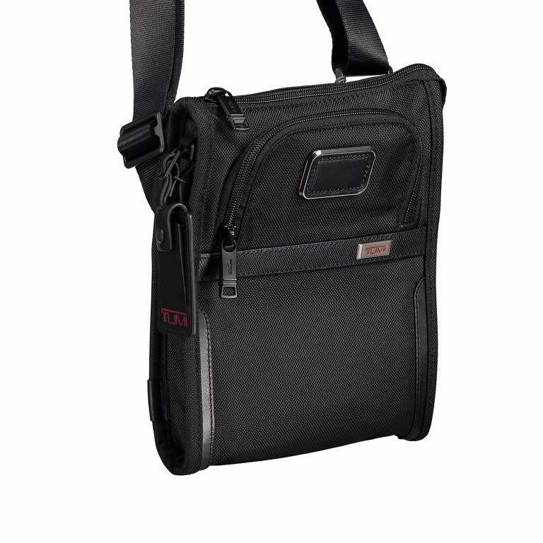 Umhängetasche Alpha 3 Pocket Bag Small Black, Farbe: schwarz, Marke: Tumi, EAN: 0742315477855, Abmessungen in cm: 20.5x24x3.7, Bild 2 von 5