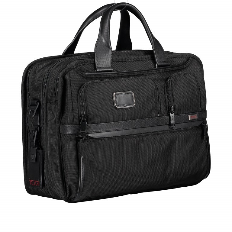 Laptoptasche Alpha 3 Expandable Organiser Brief für Laptop 15 Zoll Black, Farbe: schwarz, Marke: Tumi, EAN: 0742315476933, Abmessungen in cm: 40.5x32x14, Bild 2 von 11