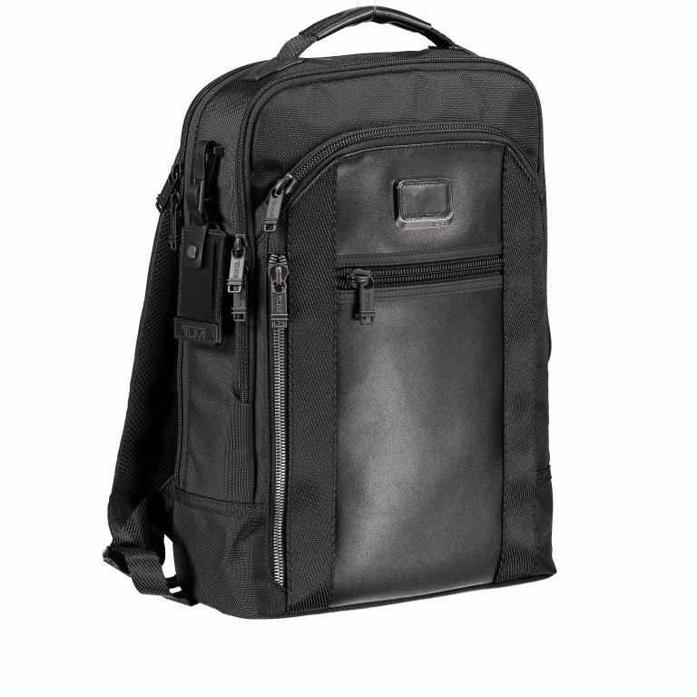 Rucksack Alpha Bravo Davis Black, Farbe: schwarz, Marke: Tumi, EAN: 0742315395463, Abmessungen in cm: 29x42x10.8, Bild 2 von 7