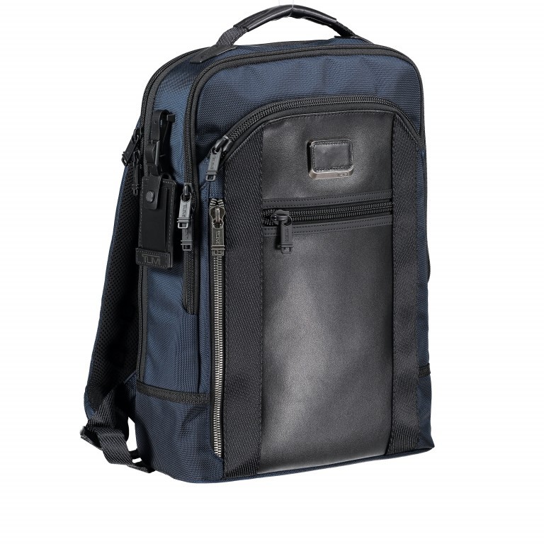 Rucksack Alpha Bravo Davis Navy, Farbe: blau/petrol, Marke: Tumi, EAN: 0742315395470, Abmessungen in cm: 29x42x10.8, Bild 2 von 7