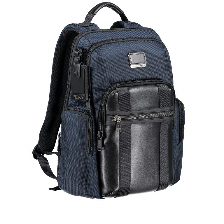 Rucksack Alpha Bravo Nellis Navy, Farbe: blau/petrol, Marke: Tumi, EAN: 0742315394732, Abmessungen in cm: 35.5x40.5x16, Bild 2 von 6