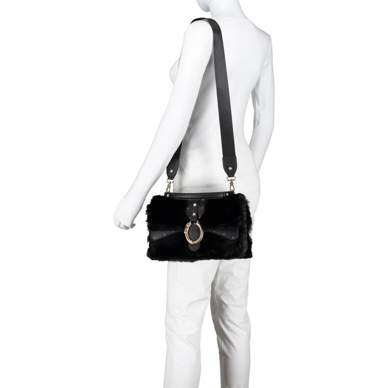 Handtasche Darsena Nero, Farbe: schwarz, Marke: Liu Jo, EAN: 8059599524659, Abmessungen in cm: 27x17x10, Bild 3 von 6