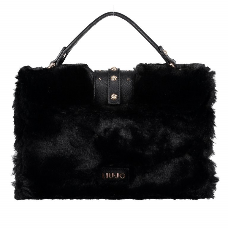 Handtasche Darsena Nero, Farbe: schwarz, Marke: Liu Jo, EAN: 8059599524659, Abmessungen in cm: 27x17x10, Bild 5 von 6