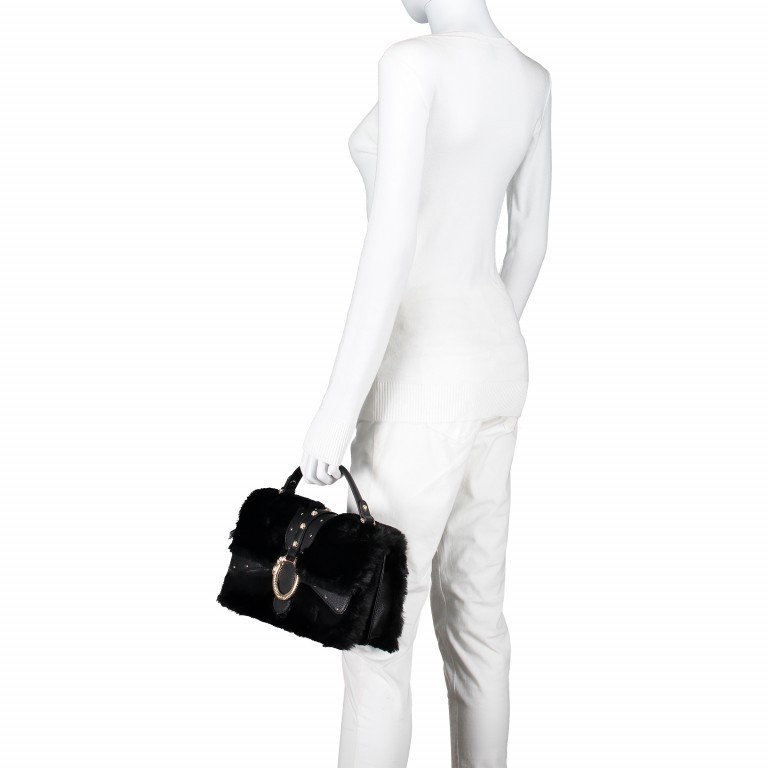 Handtasche Darsena Nero, Farbe: schwarz, Marke: Liu Jo, EAN: 8059599524659, Abmessungen in cm: 27x17x10, Bild 6 von 6