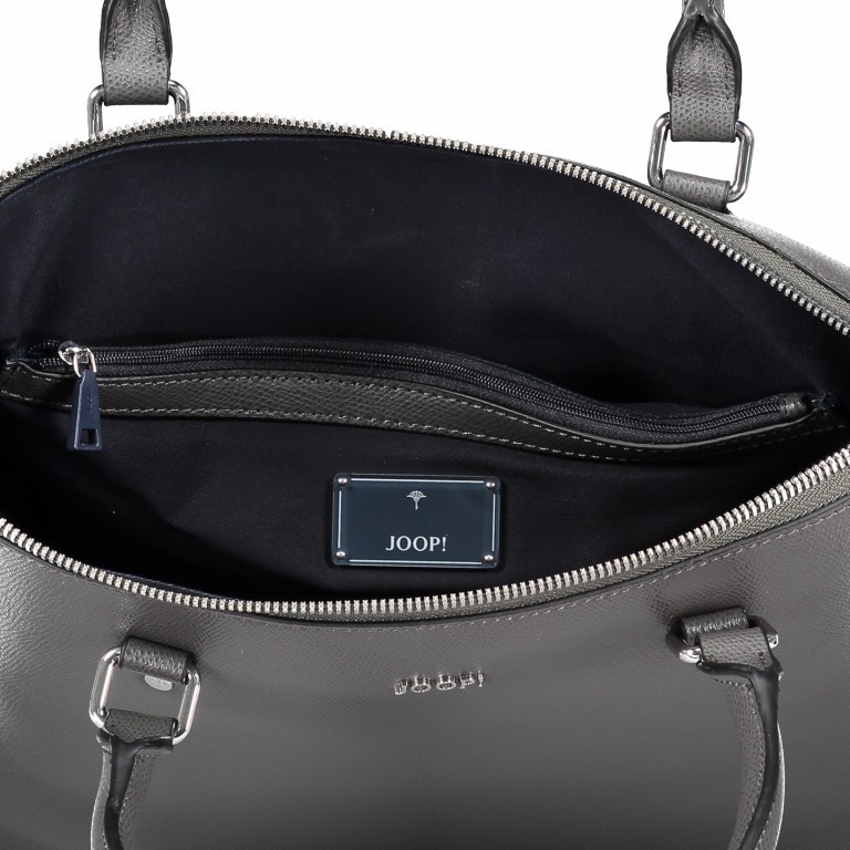 Handtasche Grano Helena MVZ Dark Grey, Farbe: grau, Marke: Joop!, EAN: 4053533656592, Abmessungen in cm: 26.5x26x12.5, Bild 4 von 8