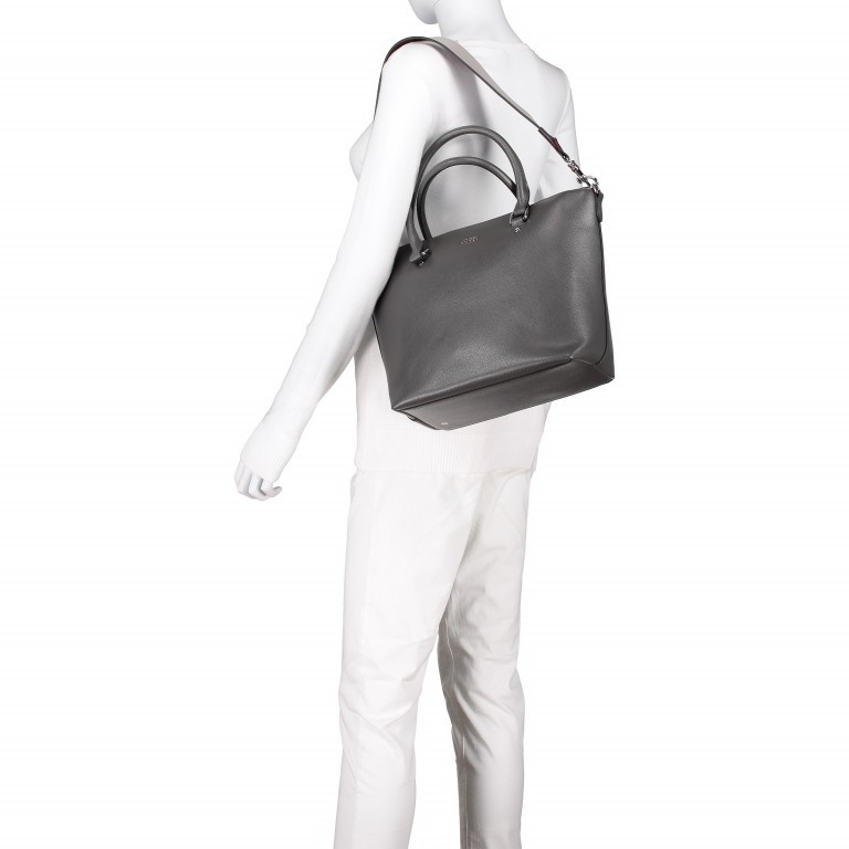 Handtasche Grano Helena MVZ Dark Grey, Farbe: grau, Marke: Joop!, EAN: 4053533656592, Abmessungen in cm: 26.5x26x12.5, Bild 8 von 8
