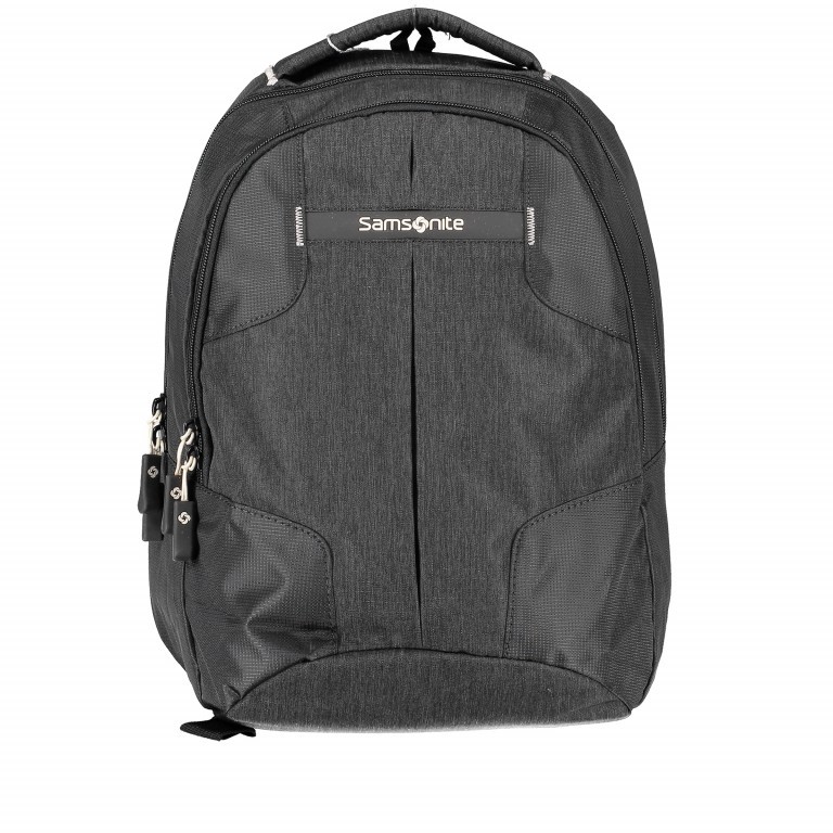 Rucksack Rewind Backpack S Black, Farbe: schwarz, Marke: Samsonite, EAN: 5414847681363, Abmessungen in cm: 28x38x19, Bild 1 von 9