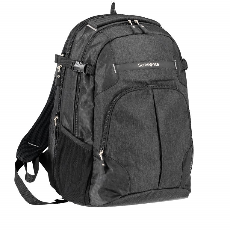 Rucksack Rewind Laptop Backpack 16.0 Exp. Zoll mit Regenhülle Black, Farbe: schwarz, Marke: Samsonite, EAN: 5414847681448, Bild 3 von 14