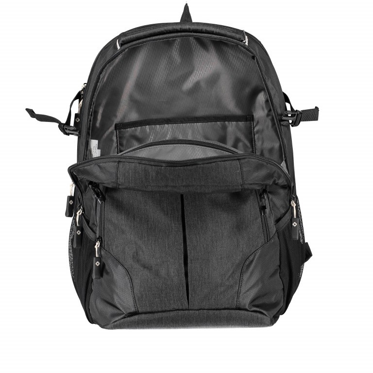 Rucksack Rewind Laptop Backpack 16.0 Exp. Zoll mit Regenhülle Black, Farbe: schwarz, Marke: Samsonite, EAN: 5414847681448, Bild 6 von 14