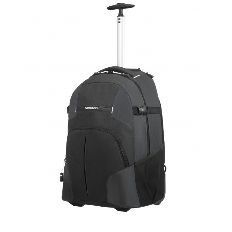 Koffer Rewind Laptop Backpack Wheels 16.0 Zoll Black, Farbe: schwarz, Marke: Samsonite, EAN: 5414847681608, Abmessungen in cm: 39x55x24, Bild 1 von 9