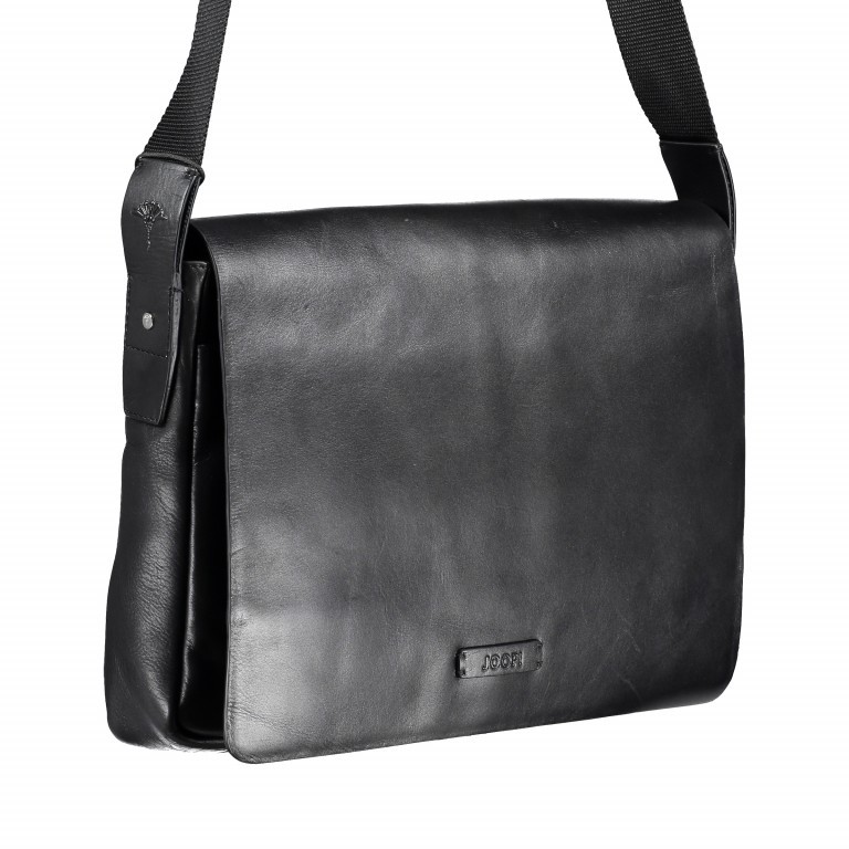 Kuriertasche Vetra Janis SHF Black, Farbe: schwarz, Marke: Joop!, EAN: 4053533648610, Abmessungen in cm: 36x25x8, Bild 2 von 5