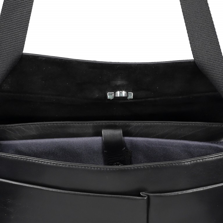 Kuriertasche Vetra Janis SHF Black, Farbe: schwarz, Marke: Joop!, EAN: 4053533648610, Abmessungen in cm: 36x25x8, Bild 4 von 5