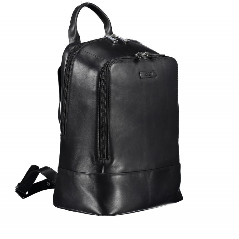 Rucksack Vetra Silas MVZ Black, Farbe: schwarz, Marke: Joop!, EAN: 4053533570669, Abmessungen in cm: 30x38x18, Bild 2 von 7