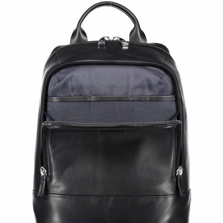 Rucksack Vetra Silas MVZ Black, Farbe: schwarz, Marke: Joop!, EAN: 4053533570669, Abmessungen in cm: 30x38x18, Bild 5 von 7