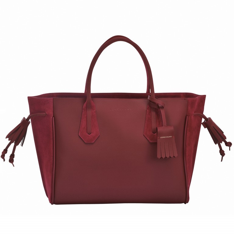 Handtasche Pénélope 861-1295 Weinrot, Farbe: rot/weinrot, Marke: Longchamp, EAN: 3597921521600, Abmessungen in cm: 34x27x14, Bild 1 von 1