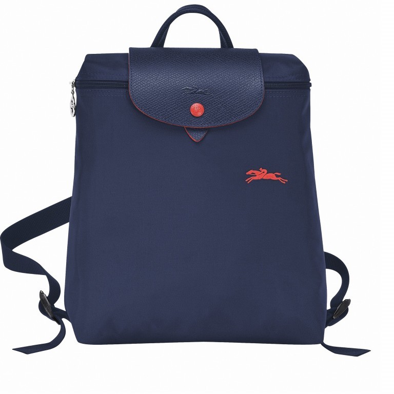 Rucksack Le Pliage Club Rucksack Dunkelblau, Farbe: blau/petrol, Marke: Longchamp, EAN: 3597921569411, Abmessungen in cm: 26x28x10, Bild 1 von 1