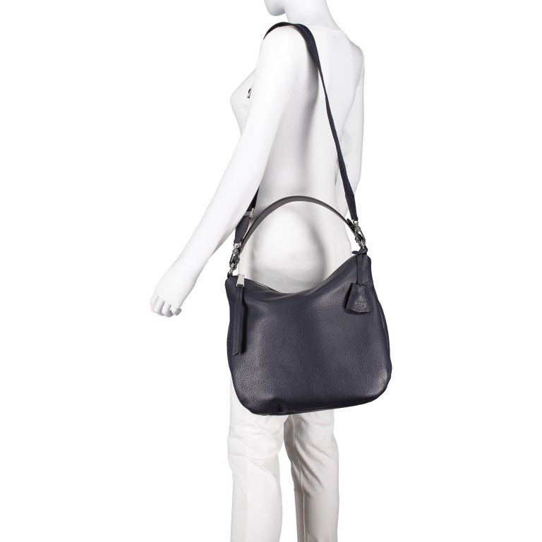 Tasche Adria Black Nickel, Farbe: schwarz, Marke: Abro, EAN: 4057169810496, Abmessungen in cm: 35x31x9, Bild 3 von 6