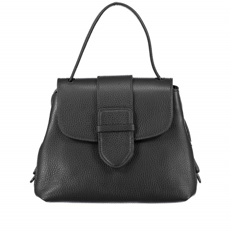 Handtasche Adria Black Nickel, Farbe: schwarz, Marke: Abro, EAN: 4057169817389, Abmessungen in cm: 26x22x12, Bild 1 von 6