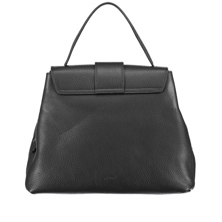 Handtasche Adria Black Nickel, Farbe: schwarz, Marke: Abro, EAN: 4057169817563, Abmessungen in cm: 32x24x15, Bild 5 von 6