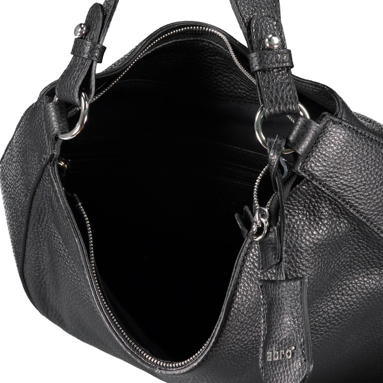 Tasche Adria Black Nickel, Farbe: schwarz, Marke: Abro, EAN: 4061724063968, Abmessungen in cm: 31x33x8, Bild 8 von 9