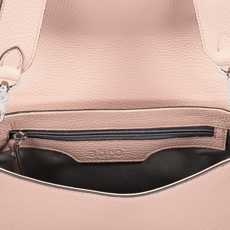 Schultertasche Adria Rosa, Farbe: rosa/pink, Marke: Abro, EAN: 4057169814609, Abmessungen in cm: 23x16x10, Bild 4 von 5