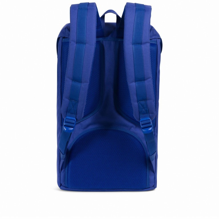 Rucksack Little America Volumen 23 Liter Deep Ultramarine Tan, Farbe: blau/petrol, Marke: Herschel, EAN: 0828432227983, Abmessungen in cm: 28x50x17, Bild 4 von 4