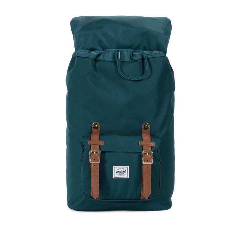 Rucksack Little America Medium Volumen 14 Liter Deep Teal, Farbe: blau/petrol, Marke: Herschel, EAN: 0828432210855, Abmessungen in cm: 28x43x12, Bild 3 von 4
