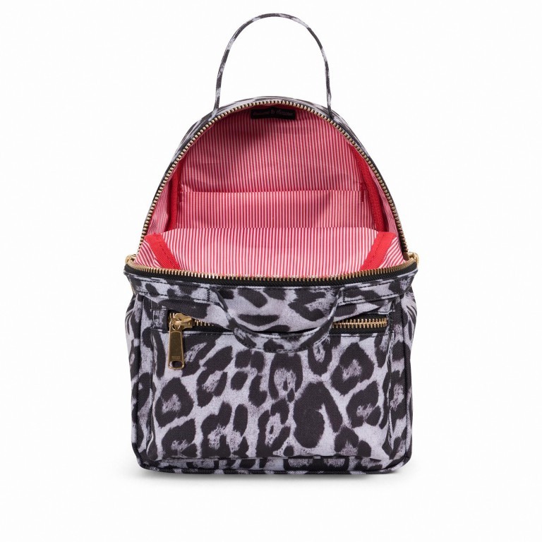 Rucksack Nova Mini Volumen 9 Liter Snow Leopard, Farbe: schwarz, Marke: Herschel, EAN: 0828432227785, Abmessungen in cm: 20x28x12, Bild 3 von 8