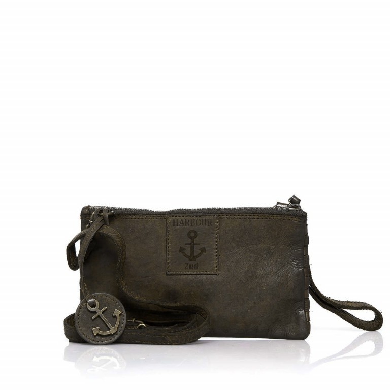 Umhängetasche / Clutch Soft-Weaving Lillen B3.4795 Metallic Bronze, Farbe: metallic, Marke: Harbour 2nd, EAN: 4046478032927, Abmessungen in cm: 23x13x2, Bild 5 von 10