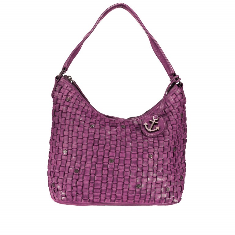 Beuteltasche Soft-Weaving Mila B3.6306 Wild Fuchsia, Farbe: rosa/pink, Marke: Harbour 2nd, EAN: 4046478032538, Abmessungen in cm: 33x25x12, Bild 1 von 5