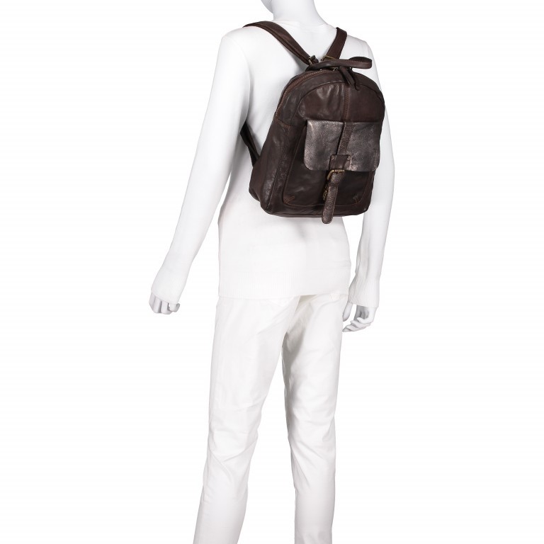 Rucksack Cool-Casual Gudrun B3.4902 Metallic Bronze, Farbe: metallic, Marke: Harbour 2nd, EAN: 4046478033184, Abmessungen in cm: 35x28x8, Bild 3 von 6