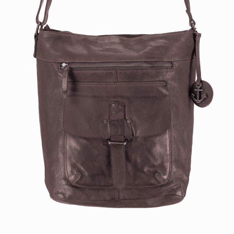 Beuteltasche Cool-Casual Kleine Svantje B3.5140 Chocolate Brown, Farbe: braun, Marke: Harbour 2nd, EAN: 4046478021495, Abmessungen in cm: 34x32x10, Bild 1 von 5