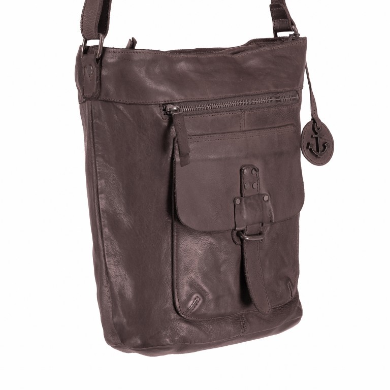 Beuteltasche Cool-Casual Kleine Svantje B3.5140 Chocolate Brown, Farbe: braun, Marke: Harbour 2nd, EAN: 4046478021495, Abmessungen in cm: 34x32x10, Bild 2 von 5