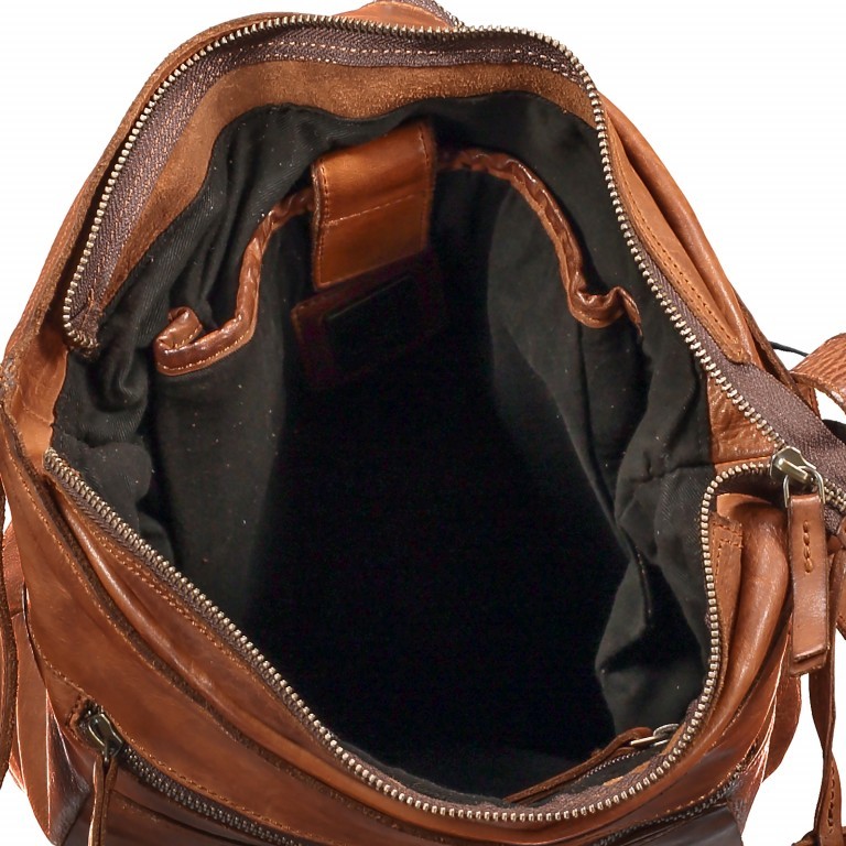 Beuteltasche Cool-Casual Kleine Svantje B3.5140 Chocolate Brown, Farbe: braun, Marke: Harbour 2nd, EAN: 4046478021495, Abmessungen in cm: 34x32x10, Bild 4 von 5