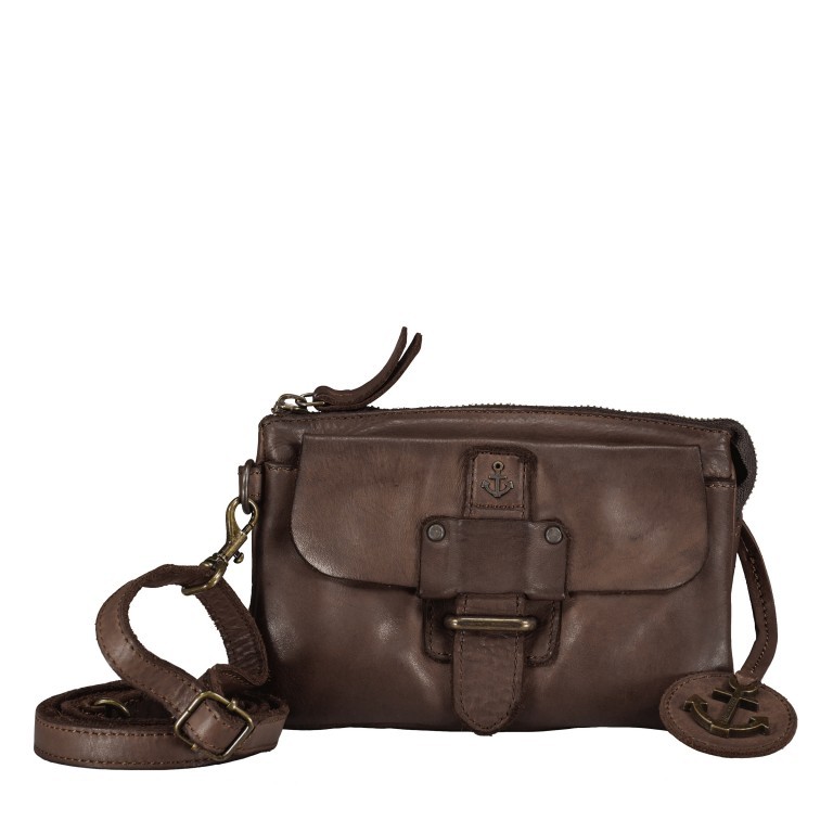 Umhängetasche / Gürteltasche Anchor-Love Luna B3.5643 Chocolate Brown, Farbe: braun, Marke: Harbour 2nd, EAN: 4046478025530, Abmessungen in cm: 19x12x6, Bild 1 von 7