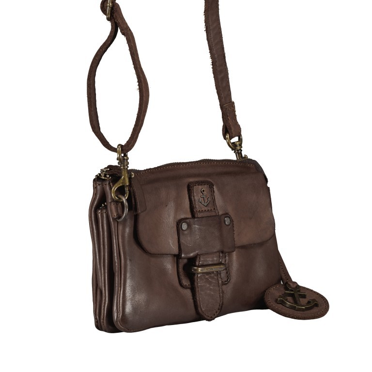 Umhängetasche / Gürteltasche Anchor-Love Luna B3.5643 Chocolate Brown, Farbe: braun, Marke: Harbour 2nd, EAN: 4046478025530, Abmessungen in cm: 19x12x6, Bild 2 von 7