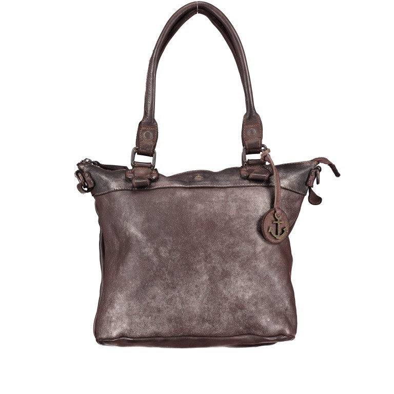 Shopper Anchor-Love Bianca B3.5938 Metallic Bronze, Farbe: metallic, Marke: Harbour 2nd, EAN: 4046478033337, Abmessungen in cm: 36x27x12.5, Bild 1 von 10