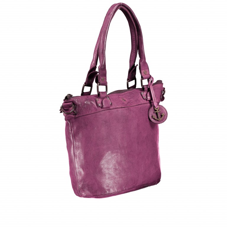 Shopper Anchor-Love Bianca B3.5938 Wild Fuchsia, Farbe: rosa/pink, Marke: Harbour 2nd, EAN: 4046478033344, Abmessungen in cm: 36x27x12.5, Bild 2 von 11