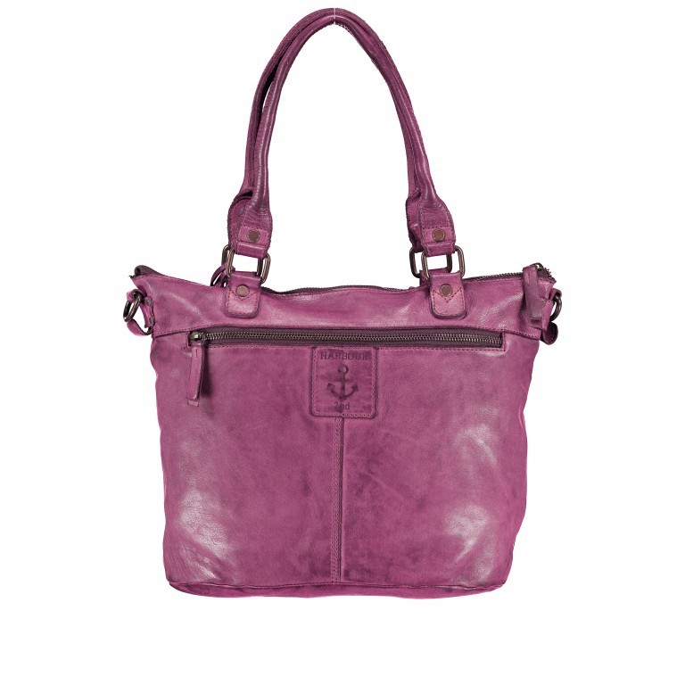 Shopper Anchor-Love Bianca B3.5938 Wild Fuchsia, Farbe: rosa/pink, Marke: Harbour 2nd, EAN: 4046478033344, Abmessungen in cm: 36x27x12.5, Bild 5 von 11