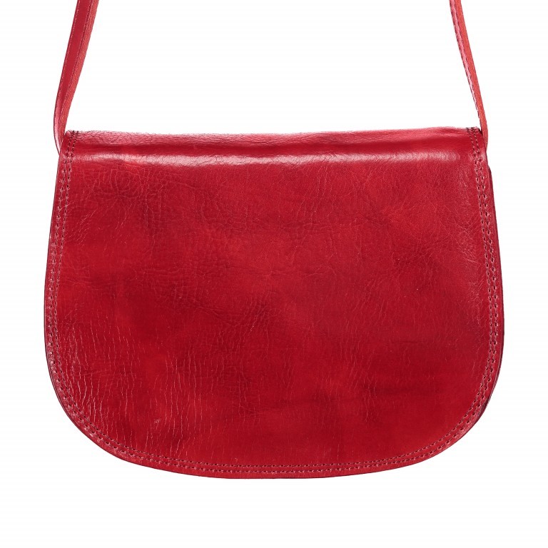 Satteltasche Toscana Größe M Rot, Farbe: rot/weinrot, Marke: Hausfelder Manufaktur, EAN: 4065646000179, Abmessungen in cm: 27x20x11, Bild 1 von 6