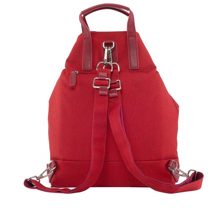 Rucksack Bergen X-Change S 3-in-1-Funktion Red, Farbe: rot/weinrot, Marke: Jost, EAN: 4025307743166, Abmessungen in cm: 30x40x12, Bild 6 von 11