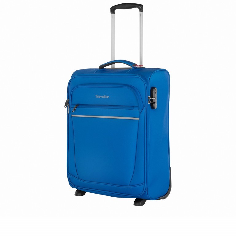 Koffer Cabin 55 cm Royalblau, Farbe: blau/petrol, Marke: Travelite, EAN: 4027002067318, Abmessungen in cm: 40x55x20, Bild 2 von 5