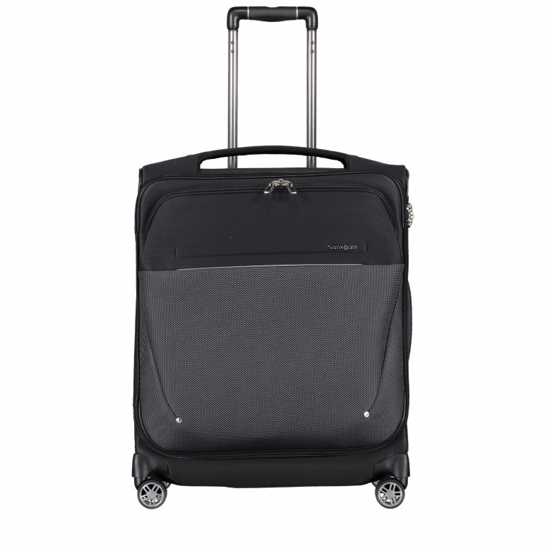 Koffer B-Lite Icon Spinner 56 Black, Farbe: schwarz, Marke: Samsonite, EAN: 5414847855474, Abmessungen in cm: 45x26x55, Bild 2 von 7