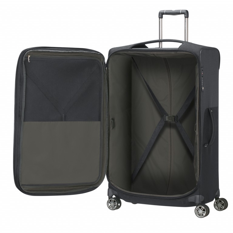 Koffer B-Lite Icon Spinner 78 erweiterbar Black, Farbe: schwarz, Marke: Samsonite, EAN: 5414847855580, Abmessungen in cm: 49x78x31, Bild 2 von 5