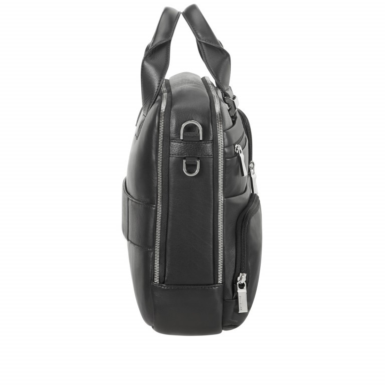 Laptoptasche Sunstone Bailhandle 15.6 Zoll Black, Farbe: schwarz, Marke: Samsonite, EAN: 5414847849336, Abmessungen in cm: 41x30x13, Bild 3 von 10