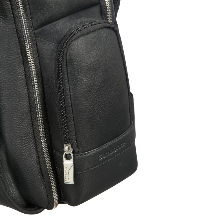 Rucksack Sunstone Backpack 15.6 Zoll mit Easy Pass System Größe 15,6 Zoll Black, Farbe: schwarz, Marke: Samsonite, EAN: 5414847849343, Abmessungen in cm: 37x44x16, Bild 10 von 10