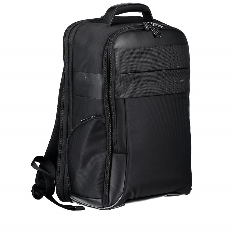 Rucksack Spectrolite 2.0 Backpack 17.3 Zoll erweiterbar Black, Farbe: schwarz, Marke: Samsonite, EAN: 5414847825699, Abmessungen in cm: 36x50.5x30, Bild 3 von 9