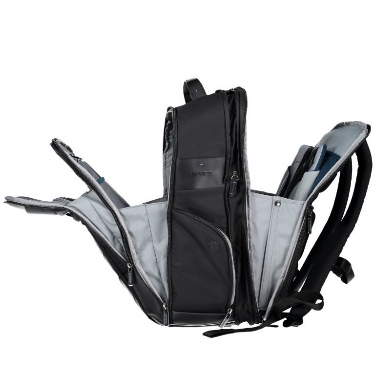 Rucksack Spectrolite 2.0 Backpack 17.3 Zoll erweiterbar Black, Farbe: schwarz, Marke: Samsonite, EAN: 5414847825699, Abmessungen in cm: 36x50.5x30, Bild 9 von 9