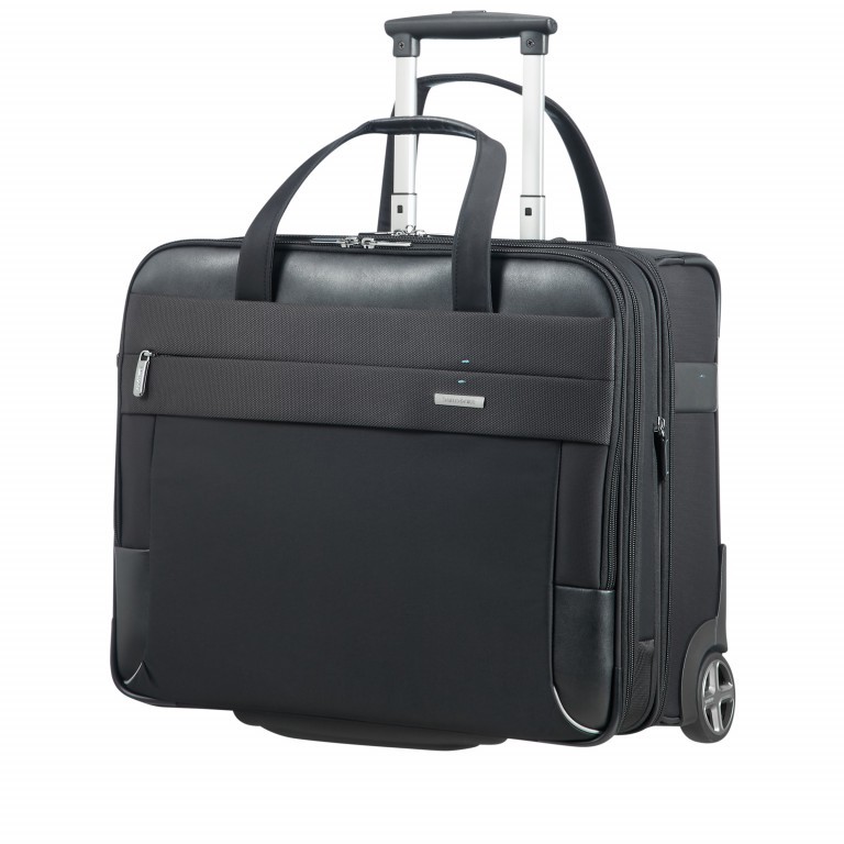 Pilotenkoffer Spectrolite 2.0 Rolling Tote 17.3 Zoll erweiterbar Black, Farbe: schwarz, Marke: Samsonite, EAN: 5414847825712, Abmessungen in cm: 49.5x40x25, Bild 1 von 7